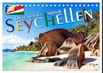 Seychellen - Die schönsten Strände (Tischkalender 2024 DIN A5 quer), CALVENDO Monatskalender