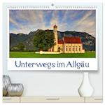 Unterwegs im Allgäu (hochwertiger Premium Wandkalender 2024 DIN A2 quer), Kunstdruck in Hochglanz