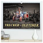 Trecker - Oldtimer / Geburtstagskalender (hochwertiger Premium Wandkalender 2024 DIN A2 quer), Kunstdruck in Hochglanz