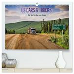 US Cars & Trucks in Alaska / CH-Version (hochwertiger Premium Wandkalender 2024 DIN A2 quer), Kunstdruck in Hochglanz