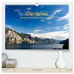 Gardasee / CH-Version (hochwertiger Premium Wandkalender 2024 DIN A2 quer), Kunstdruck in Hochglanz