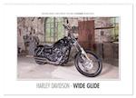 Emotionale Momente: Harley Davidson - Wide Glide / CH-Version (Wandkalender 2024 DIN A2 quer), CALVENDO Monatskalender