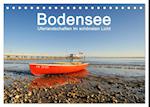 Bodensee - Uferlandschaften im schönsten Licht 2024 (Tischkalender 2024 DIN A5 quer), CALVENDO Monatskalender