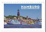 HAMBURG Die Seele Norddeutschlands (Tischkalender 2024 DIN A5 quer), CALVENDO Monatskalender