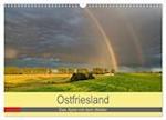 Ostfriesland, das Spiel mit dem Wetter (Wandkalender 2024 DIN A3 quer), CALVENDO Monatskalender