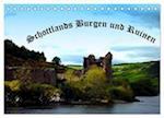 Schottlands Burgen und Ruinen (Tischkalender 2024 DIN A5 quer), CALVENDO Monatskalender