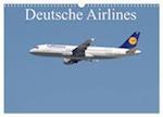 Deutsche Airlines (Wandkalender 2024 DIN A3 quer), CALVENDO Monatskalender