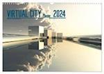 VIRTUAL CITY PLANER 2024 (Wandkalender 2024 DIN A3 quer), CALVENDO Monatskalender