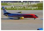 Giganten der Lüfte am Airport Stuttgart (Wandkalender 2024 DIN A3 quer), CALVENDO Monatskalender