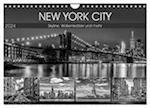 NEW YORK CITY Skyline, Wolkenkratzer und mehr (Wandkalender 2024 DIN A4 quer), CALVENDO Monatskalender