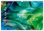Encaustic Kunstkalender 2024 (Wandkalender 2024 DIN A3 quer), CALVENDO Monatskalender