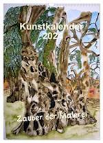 Kunstkalender 2024 - Zauber der Malerei (Wandkalender 2024 DIN A3 hoch), CALVENDO Monatskalender