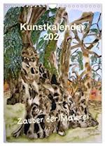 Kunstkalender 2024 - Zauber der Malerei (Wandkalender 2024 DIN A4 hoch), CALVENDO Monatskalender