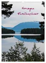 Familienplaner Norwegen (Wandkalender 2024 DIN A3 hoch), CALVENDO Monatskalender
