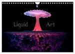 Liquid Art - Magische Momente mit Wassertropfen (Wandkalender 2024 DIN A4 quer), CALVENDO Monatskalender