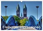 Freiburger Impressionen (Wandkalender 2024 DIN A3 quer), CALVENDO Monatskalender
