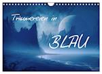 Träumereien in Blau (Wandkalender 2024 DIN A4 quer), CALVENDO Monatskalender
