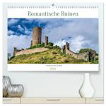 Romantische Ruinen (hochwertiger Premium Wandkalender 2024 DIN A2 quer), Kunstdruck in Hochglanz