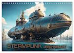 Steampunk Maschinenwelt (Wandkalender 2024 DIN A4 quer), CALVENDO Monatskalender