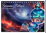 SCIENCE-FICTION Leben auf fernen Planeten (Tischkalender 2024 DIN A5 quer), CALVENDO Monatskalender