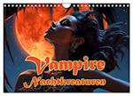 Vampire Nachtkreaturen (Wandkalender 2024 DIN A4 quer), CALVENDO Monatskalender