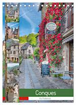 Conques - Via Podiensis (Tischkalender 2024 DIN A5 hoch), CALVENDO Monatskalender