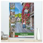 Conques - Via Podiensis (hochwertiger Premium Wandkalender 2024 DIN A2 hoch), Kunstdruck in Hochglanz