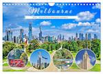 Melbourne - Sympathische Metropole Australiens (Wandkalender 2024 DIN A4 quer), CALVENDO Monatskalender