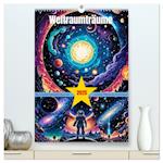 Weltraumträume (hochwertiger Premium Wandkalender 2025 DIN A2 hoch), Kunstdruck in Hochglanz