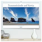 Traumstrände auf Kreta (hochwertiger Premium Wandkalender 2025 DIN A2 quer), Kunstdruck in Hochglanz