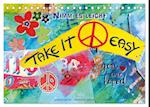 Take it easy Nimm es leicht (Tischkalender 2025 DIN A5 quer), CALVENDO Monatskalender