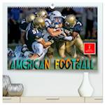 American Football - mein Sport (hochwertiger Premium Wandkalender 2025 DIN A2 quer), Kunstdruck in Hochglanz