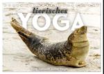 Tierisches Yoga - Eine Tierwelt voller Yogis. (Tischkalender 2025 DIN A5 quer), CALVENDO Monatskalender