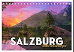 Salzburg - Kultur und Natur pur. (Tischkalender 2025 DIN A5 quer), CALVENDO Monatskalender