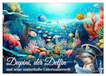 Dupini, der Delfin, und seine zauberhafte Unterwasserwelt (Wandkalender 2025 DIN A2 quer), CALVENDO Monatskalender
