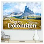 Dolomiten - Die wunderschönen Südalpen in Italien. (hochwertiger Premium Wandkalender 2025 DIN A2 quer), Kunstdruck in Hochglanz