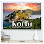 Korfu - Die paradiesische Insel im Mittelmeer. (hochwertiger Premium Wandkalender 2025 DIN A2 quer), Kunstdruck in Hochglanz