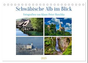 Schwäbische Alb im Blick (Tischkalender 2025 DIN A5 quer), CALVENDO Monatskalender