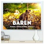 Bären - Pandas, Grizzlybären und Co. (hochwertiger Premium Wandkalender 2025 DIN A2 quer), Kunstdruck in Hochglanz