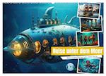 Reise unter dem Meer (Wandkalender 2025 DIN A2 quer), CALVENDO Monatskalender