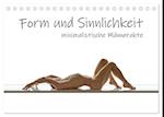Form und Sinnlichkeit - minimalistische Männerakte (Tischkalender 2025 DIN A5 quer), CALVENDO Monatskalender