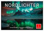 Nordlichter - Aurora Borealis, wunderschön und geheimnisvolll (Wandkalender 2025 DIN A2 quer), CALVENDO Monatskalender