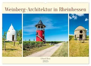 Weinberg-Architektur in Rheinhessen (Wandkalender 2025 DIN A2 quer), CALVENDO Monatskalender