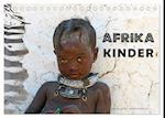 Afrika Kinder (Tischkalender 2025 DIN A5 quer), CALVENDO Monatskalender