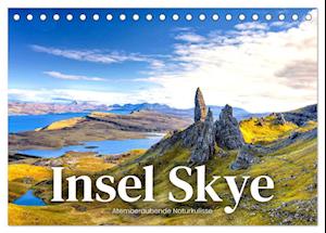 Insel Skye - Atemberaubende Naturkulisse (Tischkalender 2025 DIN A5 quer), CALVENDO Monatskalender