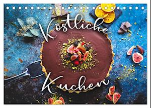 Köstliche Kuchen (Tischkalender 2025 DIN A5 quer), CALVENDO Monatskalender