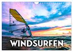 Windsurfen - Wellen und Wind (Wandkalender 2025 DIN A4 quer), CALVENDO Monatskalender