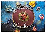 Köstliche Kuchen (Wandkalender 2025 DIN A2 quer), CALVENDO Monatskalender