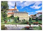 Moritzburg, Weesenstein, Muskau - Drei schöne sächsische Schlösser (Wandkalender 2025 DIN A4 quer), CALVENDO Monatskalender