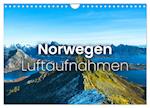 Norwegen Luftaufnahmen (Wandkalender 2025 DIN A4 quer), CALVENDO Monatskalender